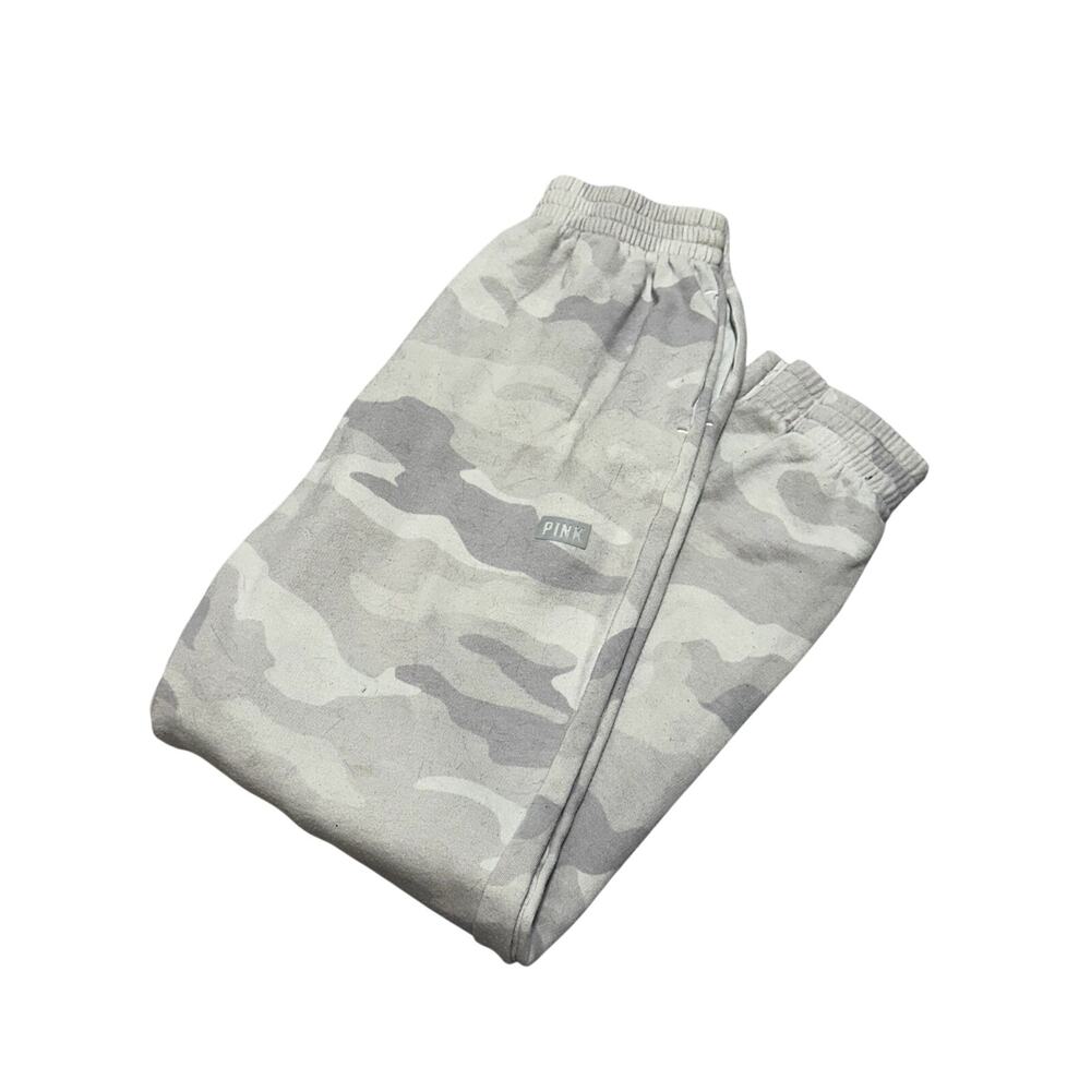 PINK by Victoria's Secret Grey/White Camoflauge Joggers